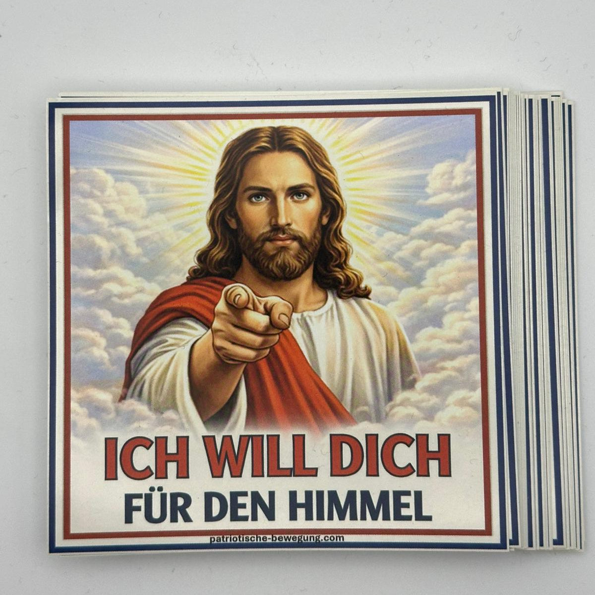 Jesus Aufkleber 10*10cm