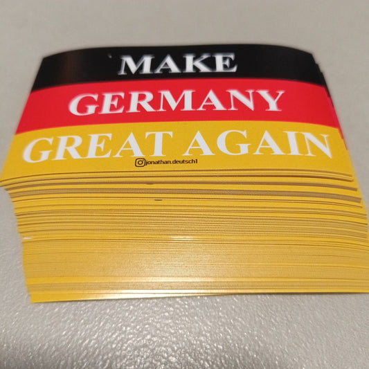 50-1000 Make Germany Great Again Aufkleber Sticker