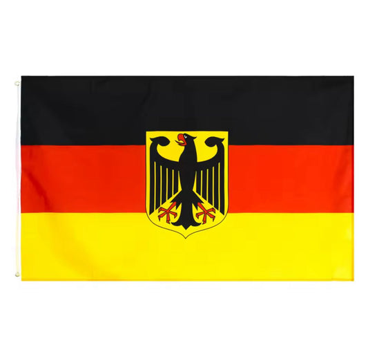 BRD Flagge Deutschland Flagge mit Adler (90*150cm)