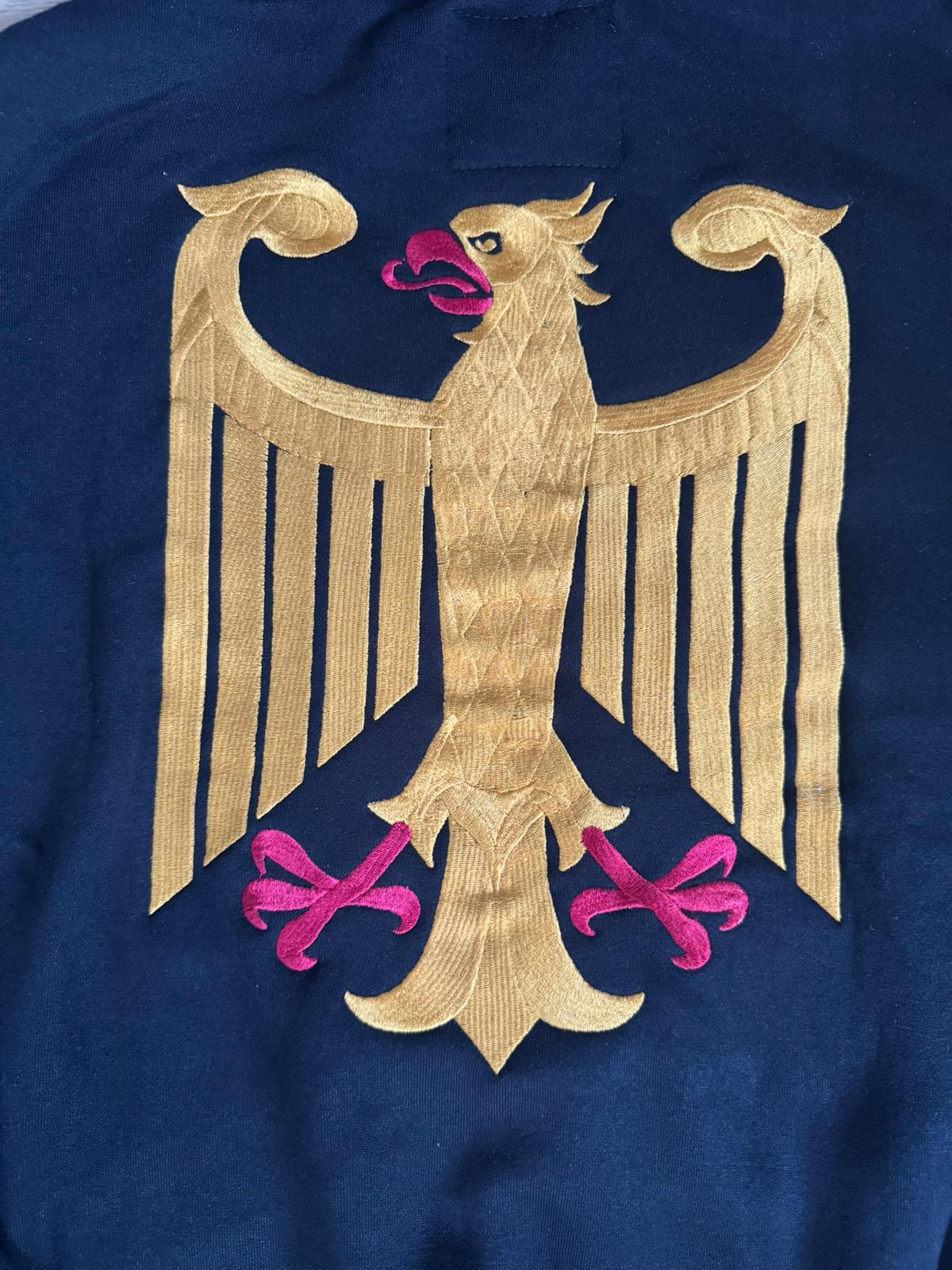 Patriotischer Hoodie, bestickt, limitiert (200), relaxt fit