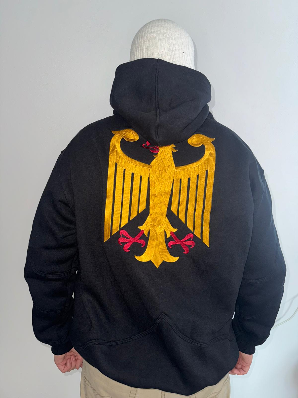 Patriotischer Hoodie, bestickt, limitiert (200), relaxt fit