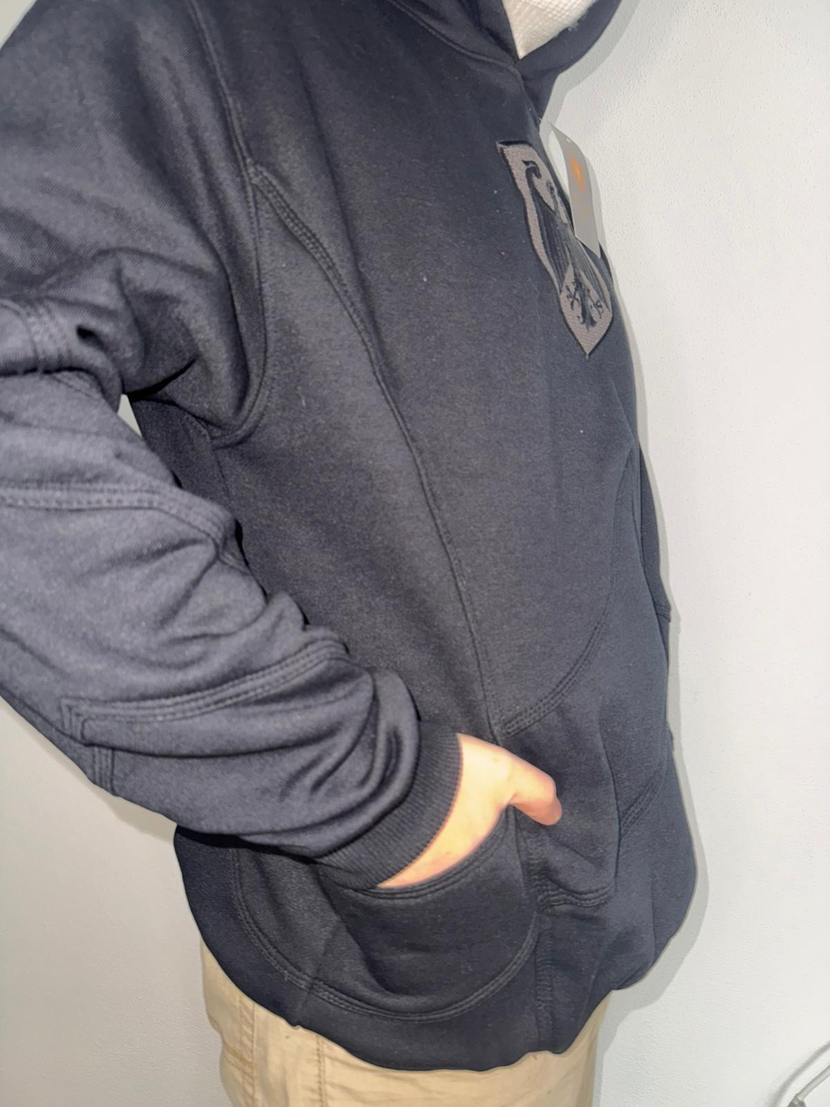 Patriotischer Hoodie, bestickt, limitiert (200), relaxt fit