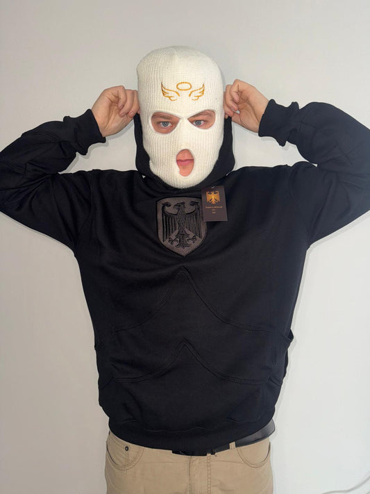 Patriotischer Hoodie, bestickt, limitiert (200), relaxt fit