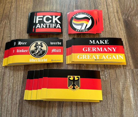 Patrioten Paket 5*50 Aufkleber (250 Insgesamt)